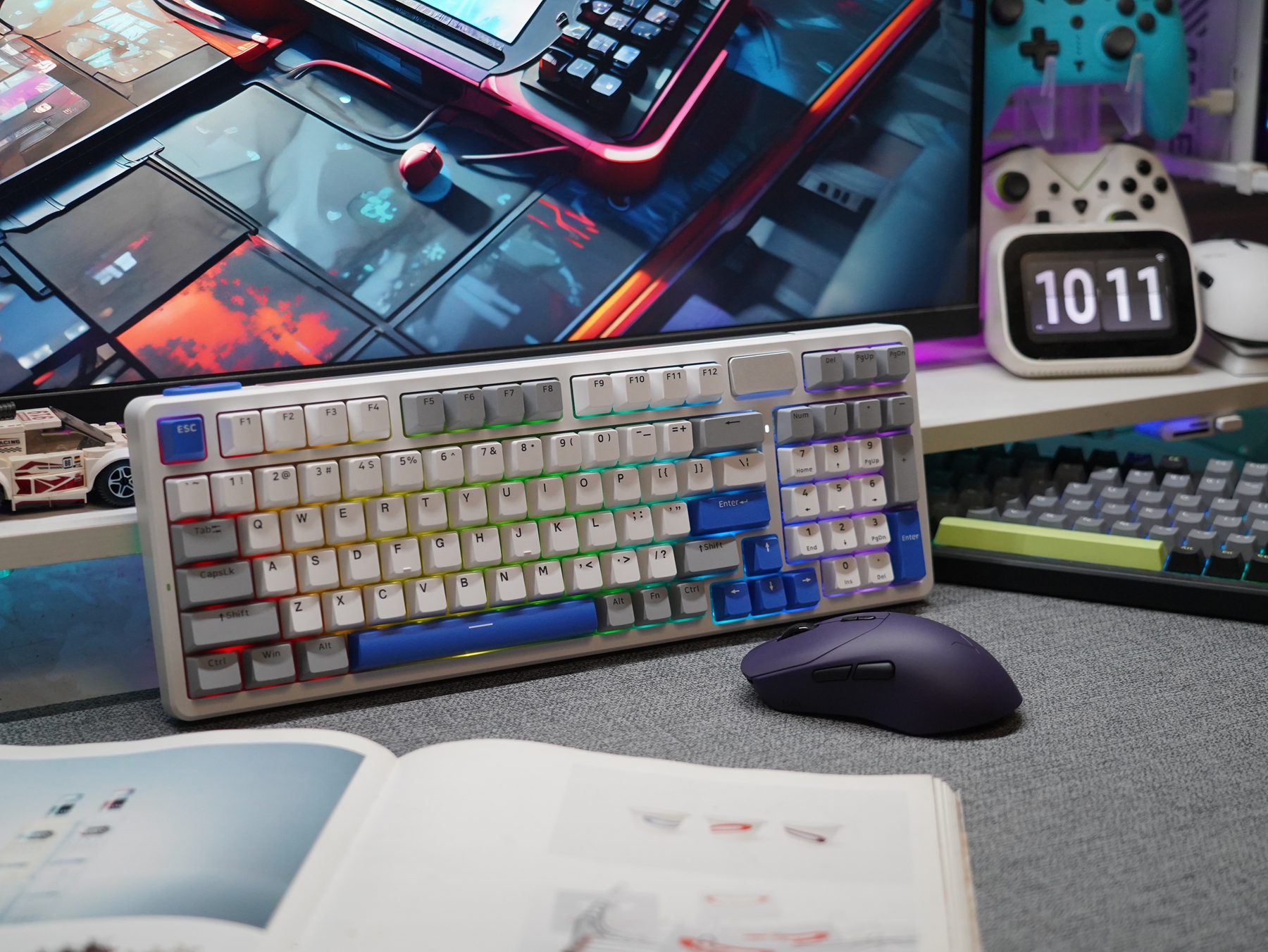 键鼠客制化难选?雷柏VT9 MAX+V700DIY-98长续航版最强续航无线键鼠套装:理想入门组合