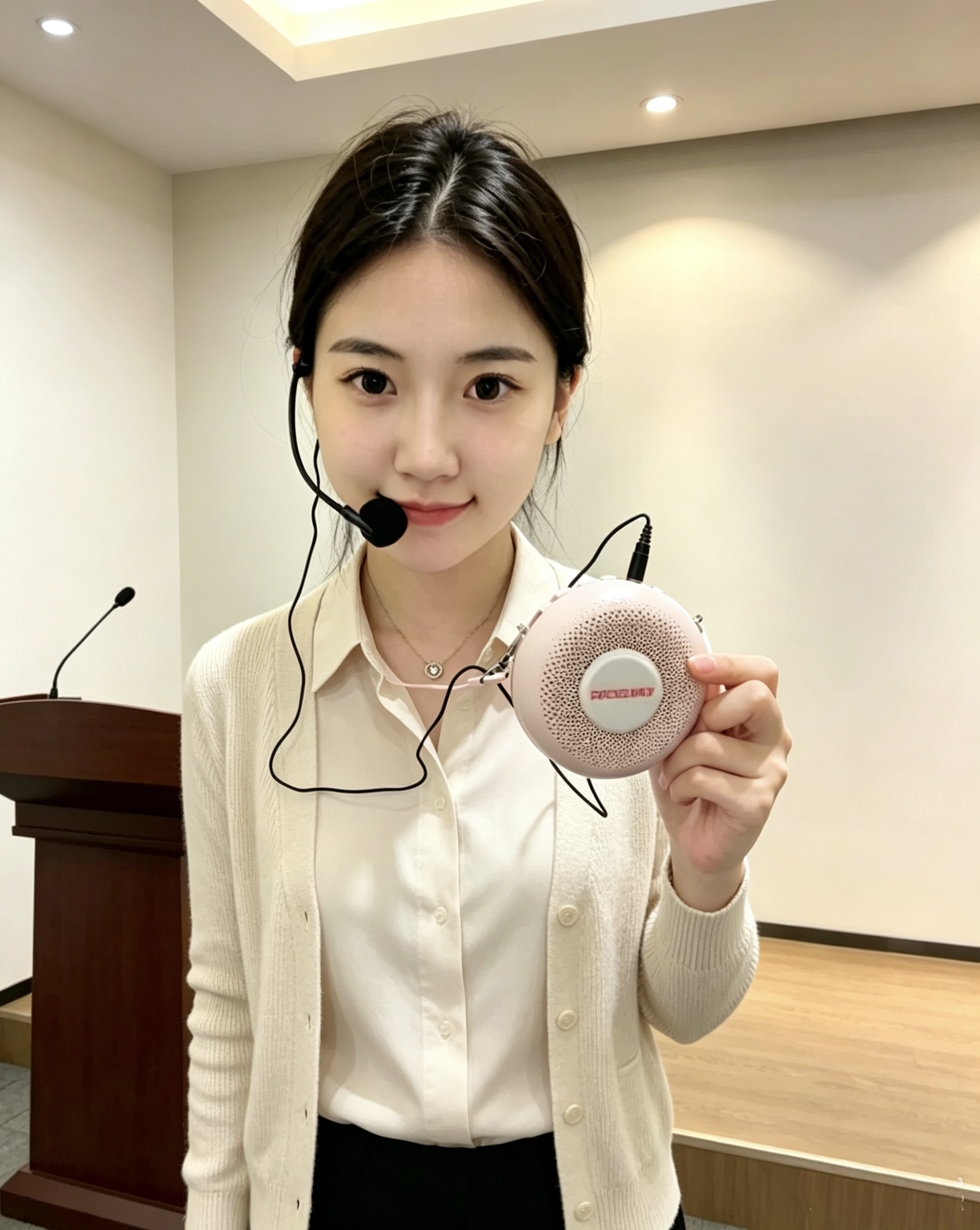 告别笨重老款小蜜蜂!得胜甜甜圈扩音器实测,教师护嗓刚需好物